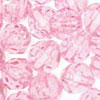 Faceted Beads - Baby Pink - Faceted Acrylic Beads - Plastic Faceted Beads - 6mm Faceted Beads
