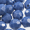 Faceted Beads - Williamsburg Blue - Faceted Acrylic Beads - Plastic Faceted Beads - 6mm Faceted Beads