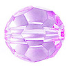 Faceted Acrylic Beads - Violet - Faceted Crystal Beads - 