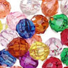 Faceted Beads - Assorted Tr - Acrylic Faceted Beads - Plastic Faceted Beads - 4mm Faceted Beads