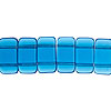 CARRIER BEADS - CZECH CARRIER BEADS - Aquamarine - Two Hole Beads - 2 Hole Beads - 2 Hole Pillow Beads - 