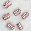 Pearl Glass Tube Beads - Champagne Pink - Glass Beads - Tube Beads - Pearl Beads