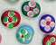Glass Beads - Pill Glass Flower Beads