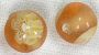 Amber Glass Beads - Round Beads - Round Glass Flower Beads - Flower Beads