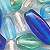 A Touch of Glass Beads Mixed Hues of Lavender