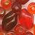 A Touch of Glass Beads Mixed Hues and Shapes - Red