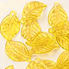 Dogwood Leaf Beads - Yellow Tr - Leaf Bead