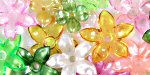 Flower Bead Mix - Flower Beads - Assorted Flower Beads