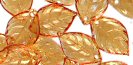 Leaf Beads - Dogwood Leaf Beads - Tortoise Dogwood Leaf Beads