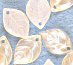 Leaf Beads - Frosted White and Crystal Leaf Bead