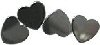 Magnetic Hematite Heart Beads - - -