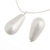 Preciosa Pearl Teardrop - White - Pearl Teardrop Beads - Pearl Drop Beads - Preciosa Crystal Pearl