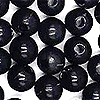 Black Beads - Small Black Beads - BLACK - 3mm Round Beads - Small Black Beads