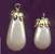 Pearl Beads - Pearl Teardrop Beads with Cap