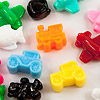 Assorted Shapes Pony Beads - Assorted Colors - Pony Beads