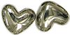 Silver Heart Pony Beads