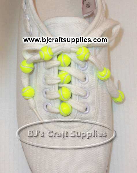 Tennis Beads on Shoes