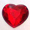 Flatback Rhinestone Hearts - CRYSTAL - Rhinestone Hearts - Rhinestones
