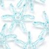 Starflake Beads - Sunburst Beads - Lt Aqua / Lt Turquoise - 25mm Starflake Beads - Sunburst Beads - Starburst Beads - Ferris Wheel Beads - Paddlewheel Beads