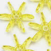 Starflake Beads - Sunburst Beads - Acid Yellow (dk Yellow) - 18mm Starflake Beads - Sunburst Beads - Starburst Beads - Ferris Wheel Beads - Paddlewheel Beads - 
