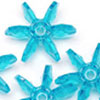 Starflake Beads - Sunburst Beads - Turquoise - 10mm Starflake Beads - Sunburst Beads - Starburst Beads - Paddle Wheel Beads - Ferris Wheel Beads