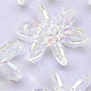 AB Starflake Beads - Crystal AB - AB Beads - Sunburst Beads - Starflake Beads - Paddlewheel Beads - FerrisWheel Beads - StarBurst Beads -