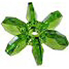 Starflake Beads - Sunburst Beads - Dk Olive - 10mm Starflake Beads - Sunburst Beads - Starburst Beads - Paddle Wheel Beads - Ferris Wheel Beads