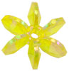 AB Starflake Beads - Yellow AB TR - AB Beads - Sunburst Beads - Starflake Beads - 18mm Sunburst Beads