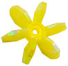 AB Starflake Beads - Yellow AB OP - AB Beads - Sunburst Beads - Starflake Beads - 18mm Sunburst Beads