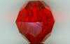 Sunburst Beads, Starflake Beads, Starburst Beads - 20&nbsp;Xmas Red TR