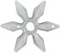 Starflake Beads - GRAY OP - Sunburst Beads - Starburst Beads - Ferris Wheel Beads - Paddlewheel Beads - 25mm Starflake Beads