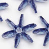 Starflake Beads - COUNTRY BLUE TR - Sunburst Beads - Starburst Beads - Ferris Wheel Beads - Paddlewheel Beads -