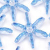 Sunburst Beads - LT SAPPHIRE TR - Starflake Beads - Starburst Beads - Ferris Wheel Beads - Paddlewheel Beads -