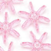 Sunburst Beads - BABY PINK TR - Starflake Beads - Starburst Beads - Ferris Wheel Beads - Paddlewheel Beads -