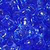 Tri Beads - Dk Sapphire - Propeller Beads - Plastic Tri Beads
