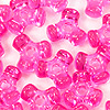 Tri Beads - Hot Pink - Propeller Beads - Plastic Tri Beads