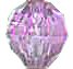Tri Beads - LT AMETHYST TR - Plastic Tri Beads - Propeller Beads - Tri Beads