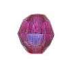 Faceted Beads - FUSCHIA TR - Acrylic faceted beads - 6mm Faceted Beads