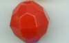 Faceted Beads - RED OP - Acrylic faceted beads - 4mm Faceted Beads