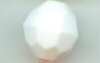 Faceted Beads - WHITE OP - Acrylic faceted beads - 4mm Faceted Beads