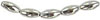 Oval Plated Beads - Silver - oval bead -