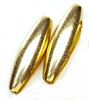 Oval Plated Beads - Gold -  - Oval Gold Beads