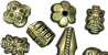 Antique Gold Metal Beads