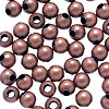 Metal Round Beads - ANTIQUE COPPER - Metal Round Spacer Beads -