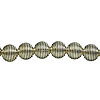 Round Metallic Beads Strand - Silver Plated - Metallic Beads -