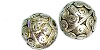 Metal Round Scroll Beads