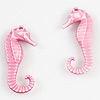 Seahorse Charms - Seahorse Beads - Pink - Fish Beads - Fish Charms - Mini Seahorse - 