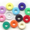 Colored Spacer Beads - Assorted - Spacer Beads - Big Hole Beads - Daisy Spacer Beads - Ring Beads