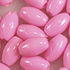 Rice Beads - Oval Beads - Pink - Oat Beads - Beads for Rosary Making - Wheat Beads