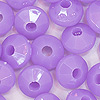 Faceted Rondelle Beads - Faceted Spacer Beads - Lilac - Rondelle Spacer Beads